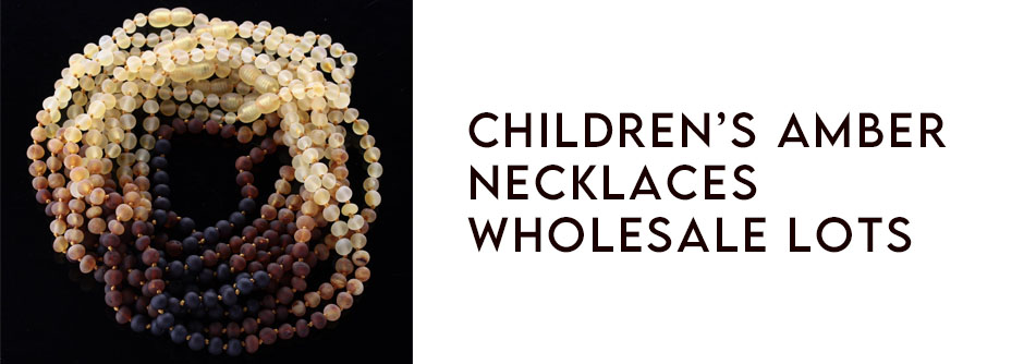 Children's Baltic amber necklaces - Wholesale lots