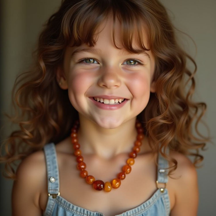 Wholesale amber necklaces for children | Baltic amber teething necklaces for babies | Amber teething beads in bulk