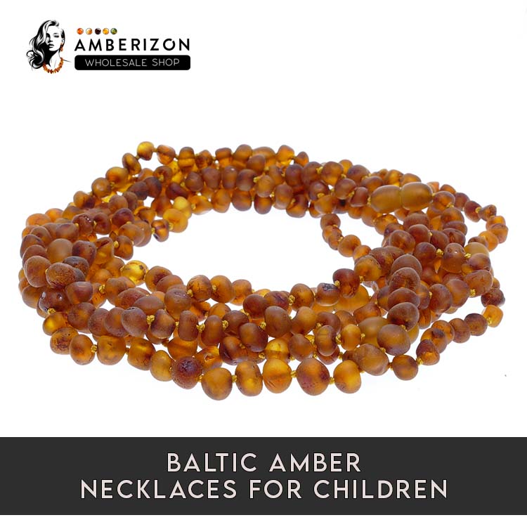 Baltic amber necklaces for children - Wholesale lots