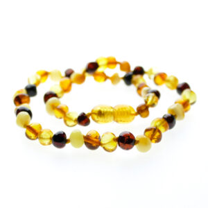 Premium multicolored Children's Baltic amber baby necklace - Wholesale lots