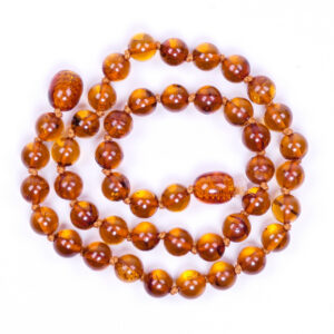 Round Bead Baltic Amber Baby Necklace - Wholesale lot